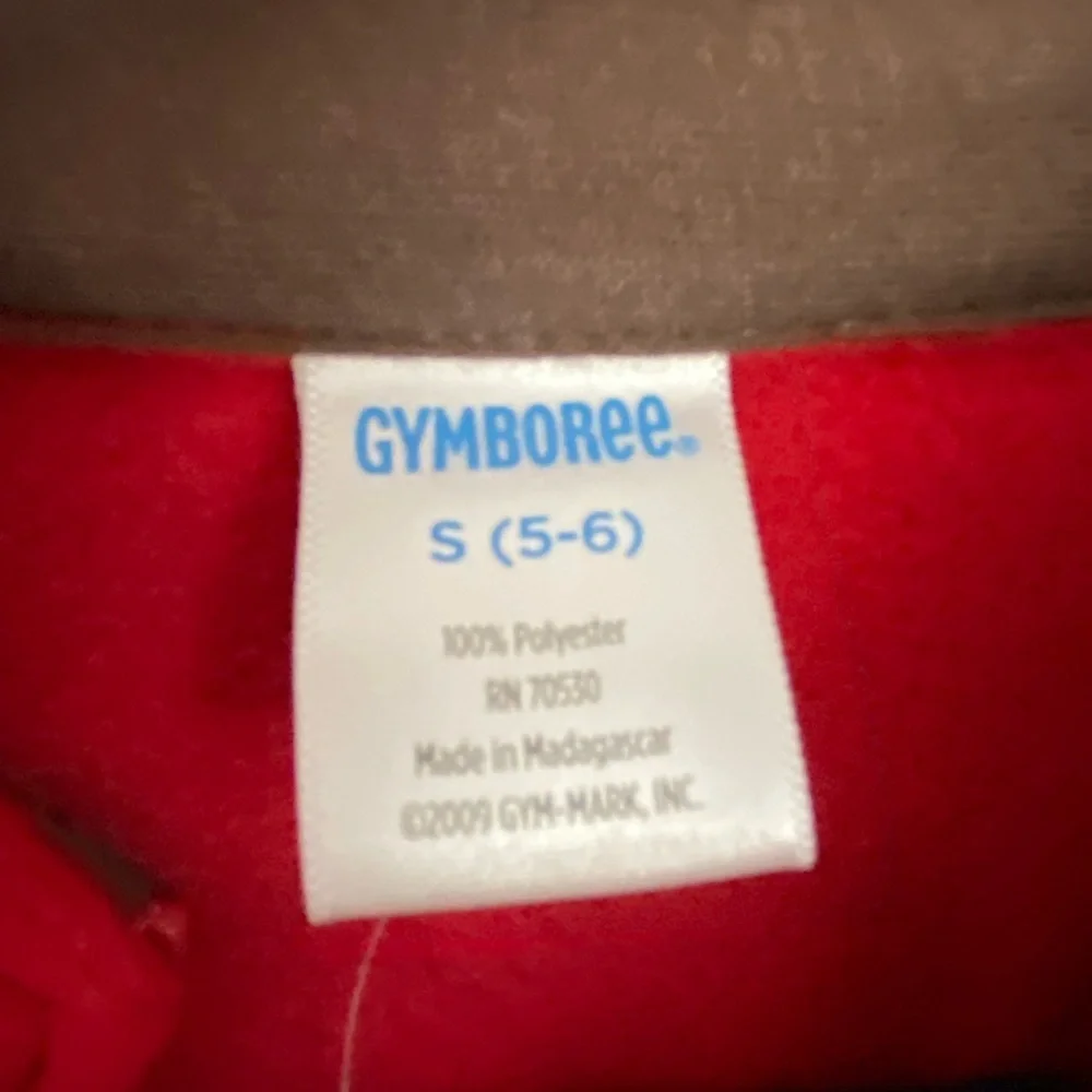 Gymboree‎ Boys Fleece Jacket Size S (5-6) Full Zip Fall Autumn Cozy Layer